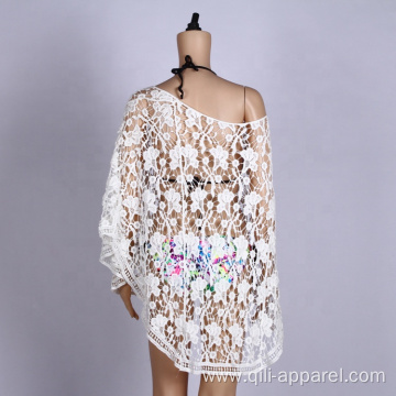 Summer crochet sexy beach wear cover up clothes